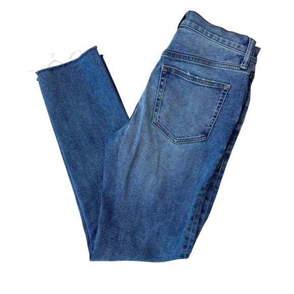 J. Crew Essential Straight Blue Jeans - Size 27T - Picture 1 of 6